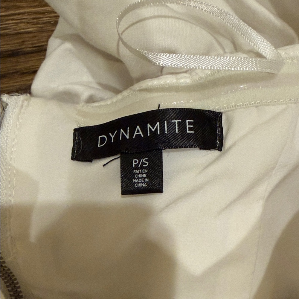 Cream Ruffled Off-Shoulder Top - Picture 3 of 5